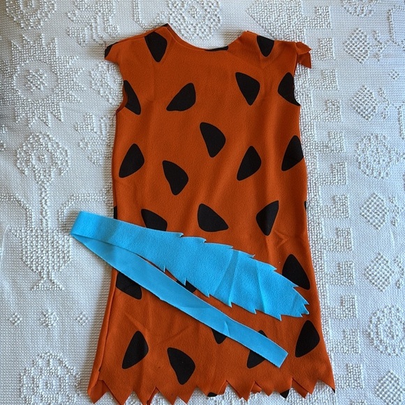 New Fred Flintstone Child Costume Size Medium US 8-10 for dress‎ up or Halloween - Picture 5 of 7